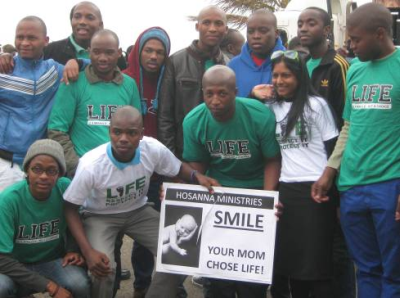 University of KZN (Westville campus) students at the NAL march on Sunday, October 6.