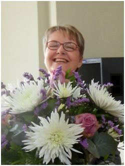 Margie blossoms from her personalised message: “Full of goodness and strength”