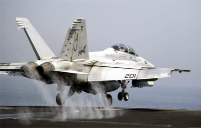 The US has used an aircraft carrier in the Gulf to launch strikes on IS