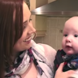 Melanie Sheenan with her baby boy, Joshua.