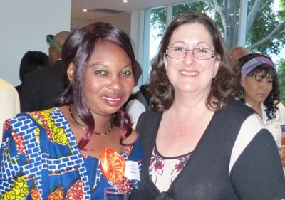 Mrs. Sophiane Mbenga and Yvette Rosenberg (SAZF) 