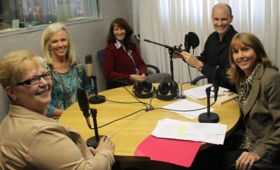 The BMDP team from the USA during a radio interview with Focus on the Family