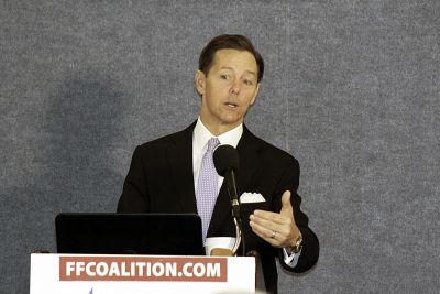 (PHOTO: THE CHRISTIAN POST/SONNY HONG) Faith & Freedom Coalition Chairman Ralph Reed speaking at a post-election survey news conference at the National Press Club in Washington, D.C. on Nov. 5, 2014.