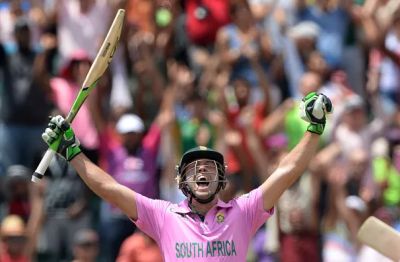 AB de Villiers struck the fastest ever ODI hundred at Johannesburg yesterday