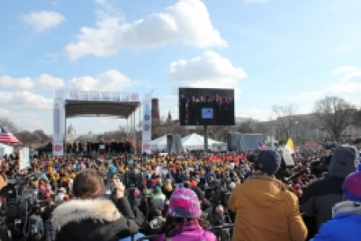 Tens of thousands of attendees came to Washington, DC on Thursday, January 22, 2015 for the annual March for Life. (PHOTO: The Christian Post).