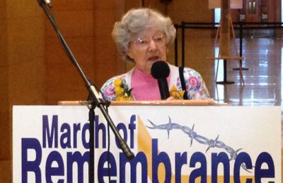 Anita Dittman speaks about her life in one of Nazi Germany’s concentration camps. She grew up in Germany and was almost 6 years old when Hitler came to power. Read more at http://www.wnd.com/2015/03/holocaust-survivor-honored-for-faith/#MVh1IhpxzDAerITZ.99