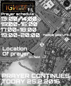 ufs prayer schedule