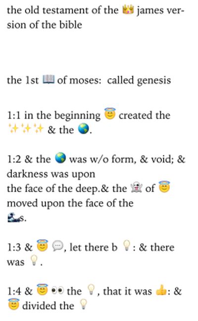 emoji bible
