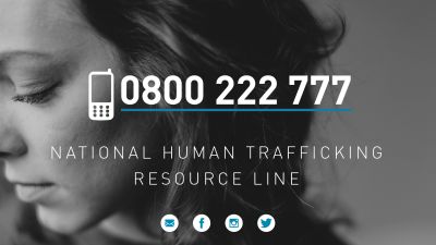 human trafficking resource line