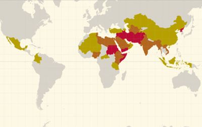 Persecution map