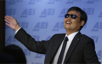 REUTERS/Gary Cameron Human rights activist Chen Guangcheng accused the Chinese government of having "contempt for the lives of human beings".