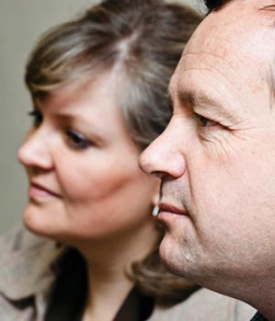 Werner Groenewald and his wife Hannelie. PHOTO: (File, Nelius Rademan, Beeld)