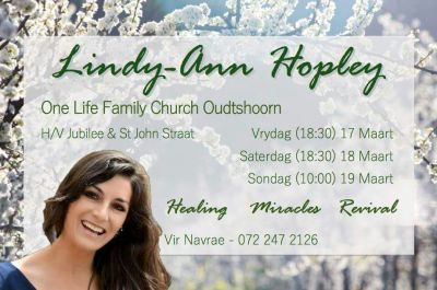 Lindy-Ann Oudtshoorn poster